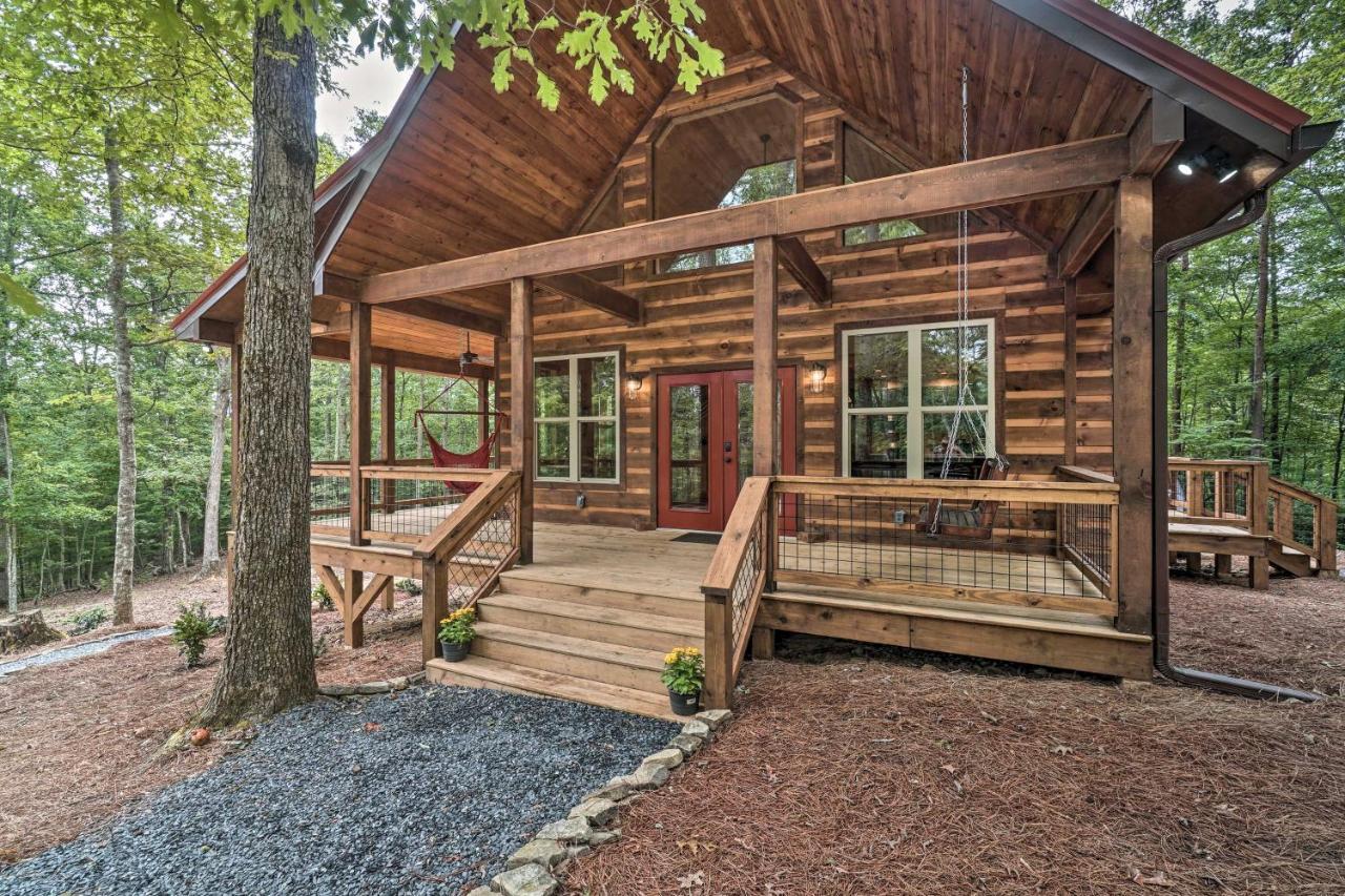 Peaceful Cabin On 3 Private Acres Deck And Fire Pit Blairsville Exterior foto