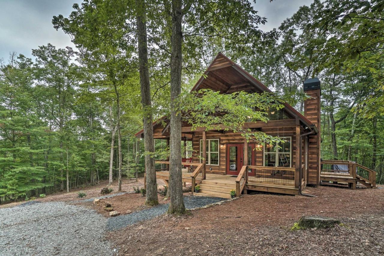 Peaceful Cabin On 3 Private Acres Deck And Fire Pit Blairsville Exterior foto